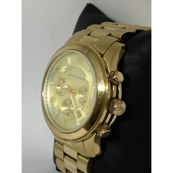 Michael Kors Runway MK8077 Women Stainless Steel Analog Dial Quartz Watch JK450 - Picture 4 of 12